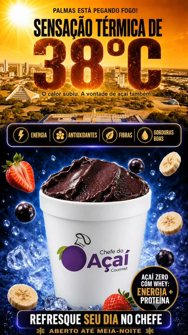 Açaí Zero com Whey